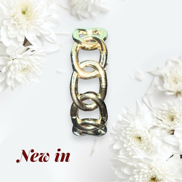 Jewelry - Gold EUC Fashion Chain Link Bracelet